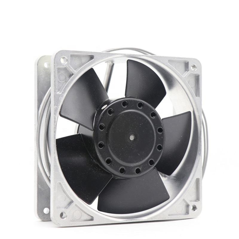 STYLE US12D22-GT 12038 220V 120x120x38mm16/15W Aluminum Frame Iron Leaf High Temperature Resistant Cabinet Axial Cooling Fan