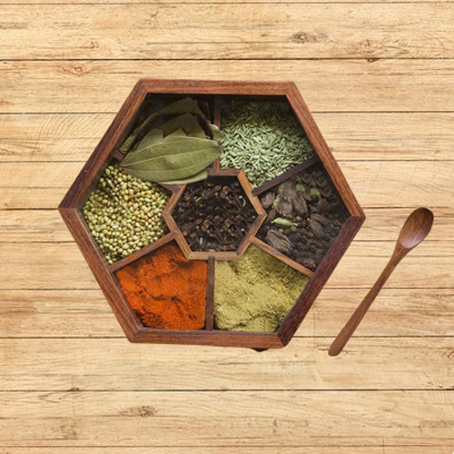 Wooden Spice Box - Coating Type: Ptfe-Free