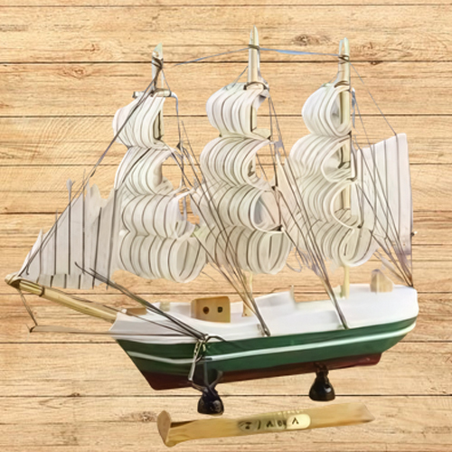 Wooden Sailing Ship Show Piece - Design Type: Modern