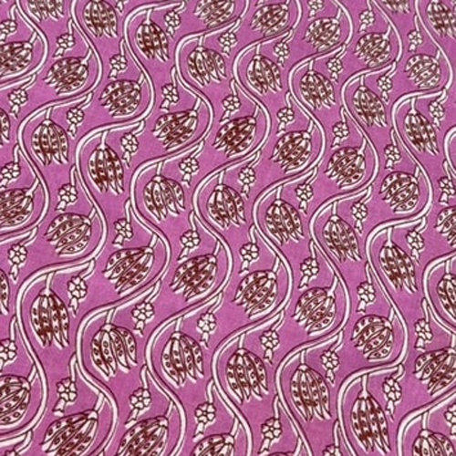 Hfc-Hbp0002 Hand Block Printed Cotton Fabric - Color: Different Available