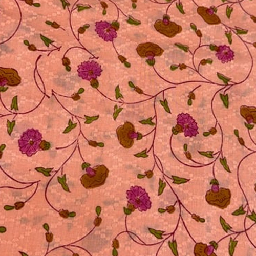 Hfc-Hbp0005 Hand Block Printed Cotton Fabric - Color: Different Available
