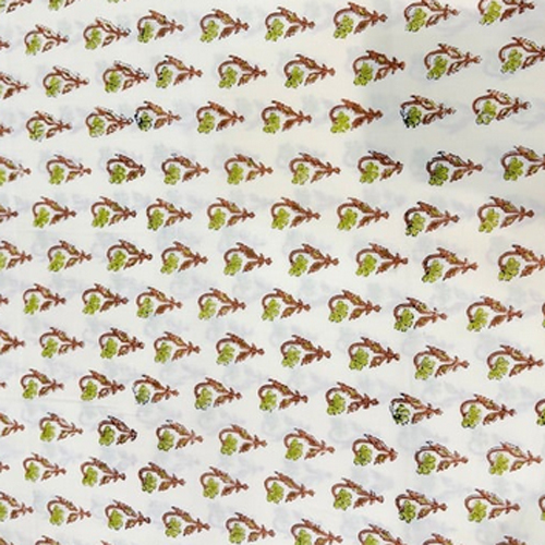 Hfc-Hbp0007 Hand Block Printed Cotton Fabric - Color: Different Available