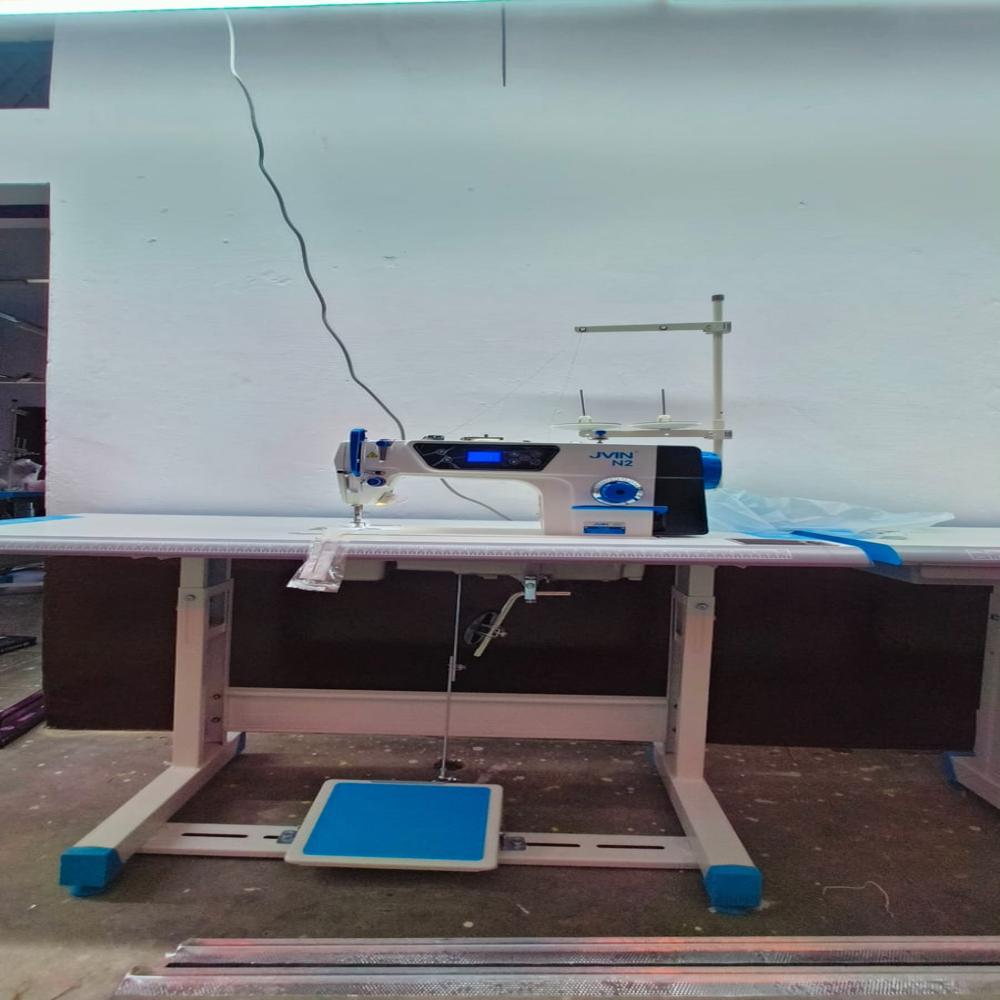 JN-N2 Direct Drive Single Needle Lockstitch Sewing Machine with Auto Thread Trimmer Complete Set.