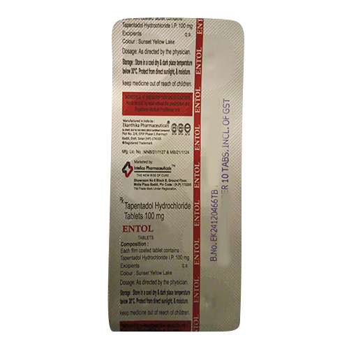 100mg Hydrochloride Tablets