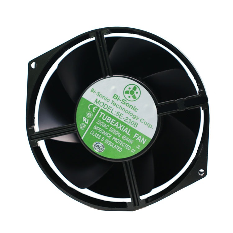 5E-230B Bi-Sonic AC 230v Axail Exhaust Fan 6 Inch High CFM 50 / 60 Hz 172 X 150 X 55 mm for Medical Equipment
