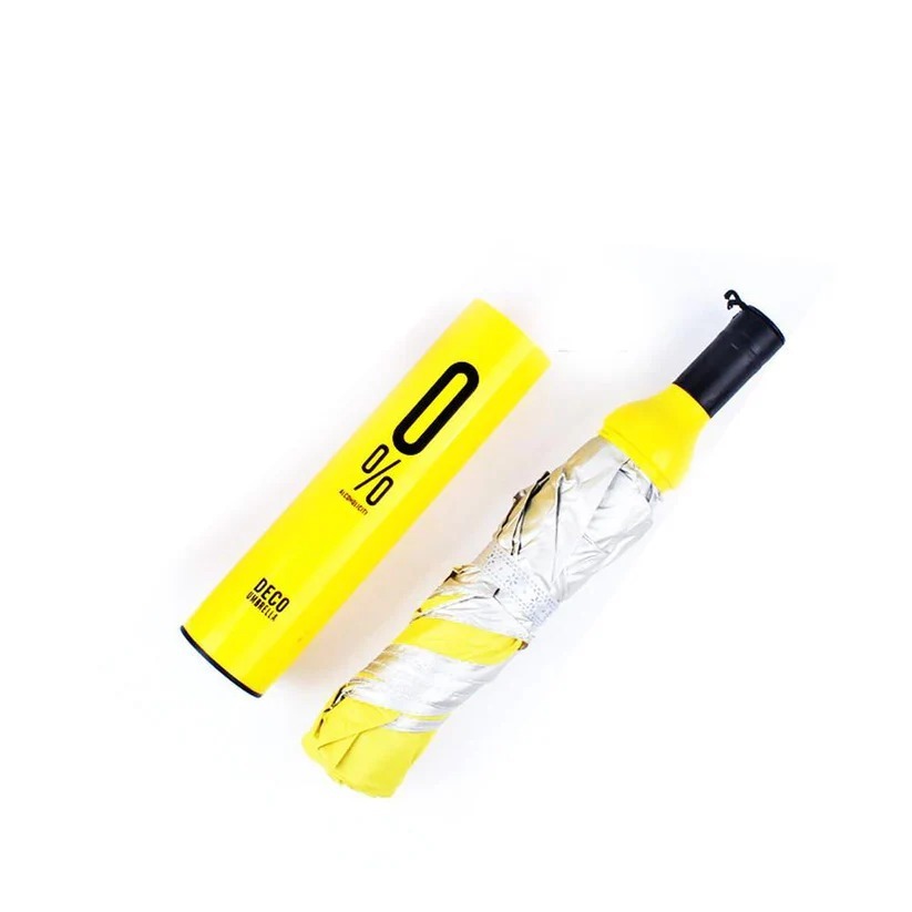 Folding Bottle Umbrella (0518) - Color: Multi