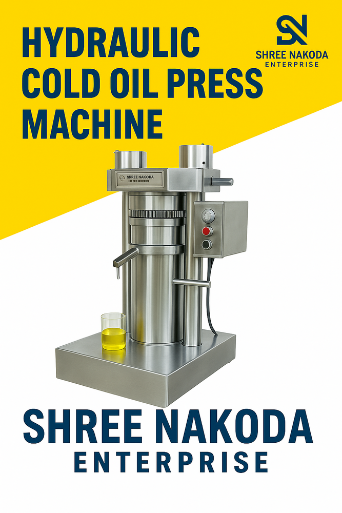 COCONUT PIECES HYDRAULIC COLD OIL PRESS MACHINE