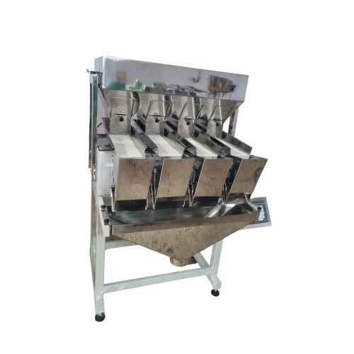 4 Head 3 L Peanuts Automatic Pouch Packing Machine - Capacity: 1000 Pcs/Hr