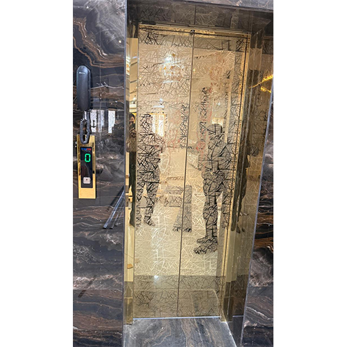 SS Golden Design Elevator Automatic Door
