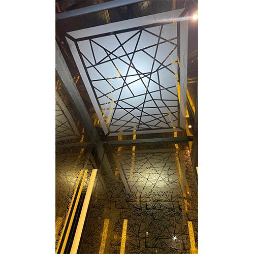 SS Golden Design Elevator Cabin