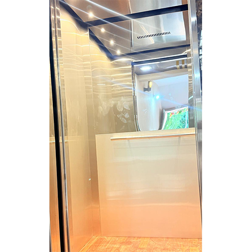 SS Elevator Cabin - Stainless Steel, Height 2100 mm - 2400 mm, Width & Length 1000 mm - 1600 mm, Silver Finish | Durable & Flexible Design