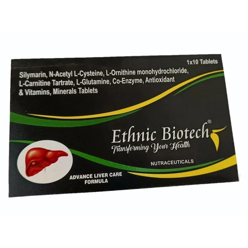 Ethnic Biotech Silymarin N-Acetyl L-Cysteine L-Carnitine Tartrate And Minerals Tablets