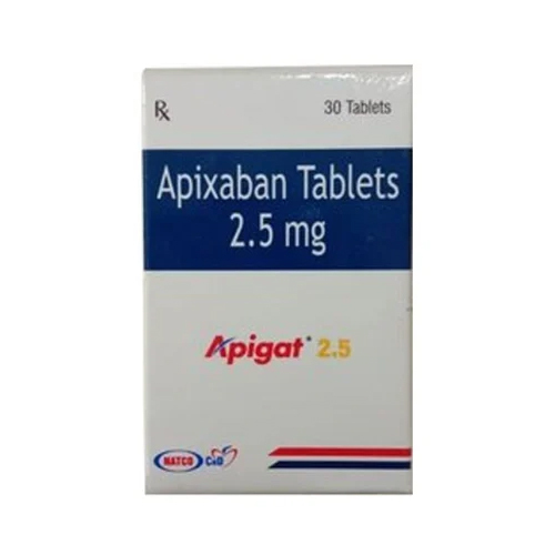 2.5mg Apixab टैबलेट्स