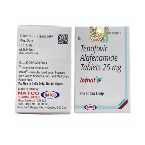 25mg Tenofovir Alafenamide Tablets - 30 Pieces | Adult Use, Solid Tablet Form, Room Temperature Storage