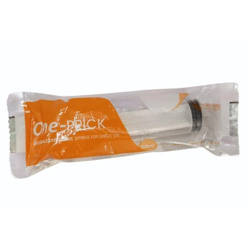 50ml One Prick Hypodermic Syringe