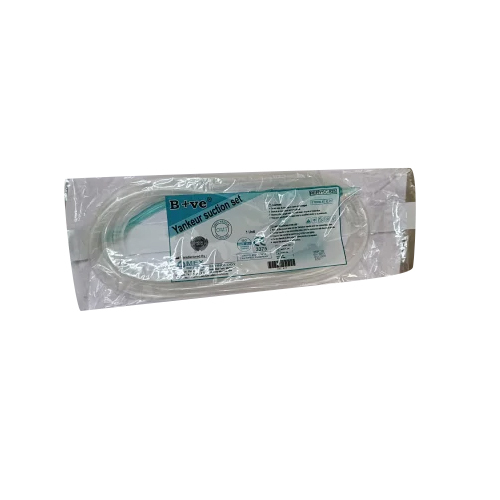 Yankauer Suction Set - Color: Transparent