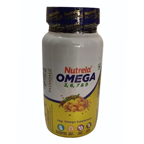 Patanjali Nutrela Organic Omega 3 Capsules