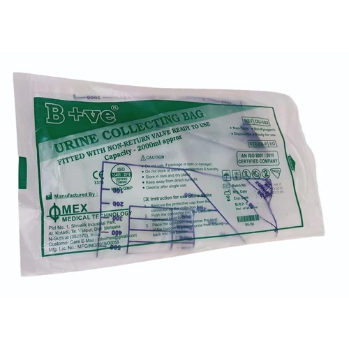 Disposable Urine Collection Bag - Operating Type: Manual