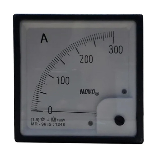 Dc Ammeter - Color: Black & White