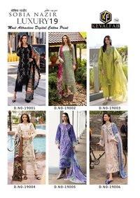 Keval Sobia Nazir Vol-19  Dress Material