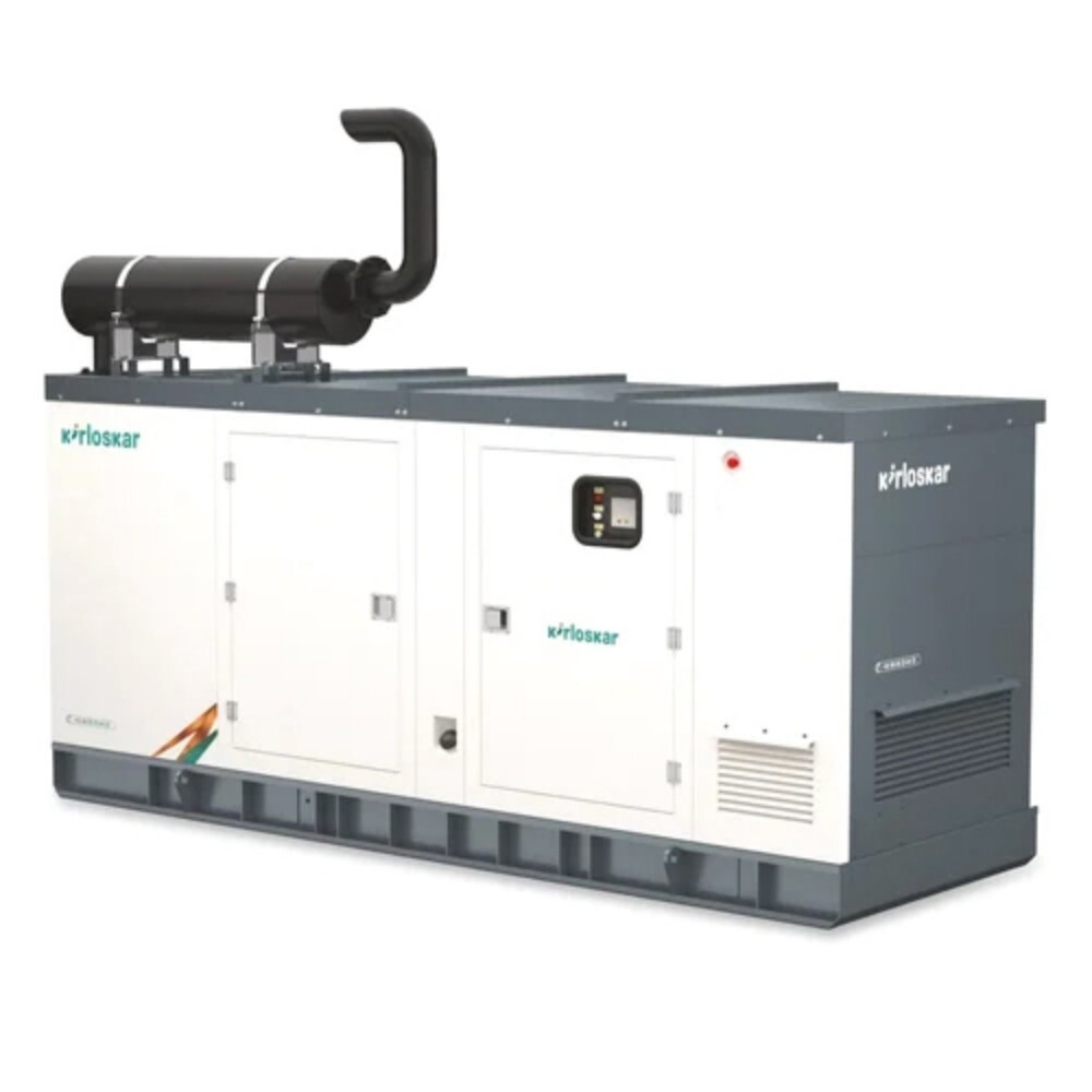 125 Kva Cpcb Iv Kirloskar Diesel Genset - Color: White