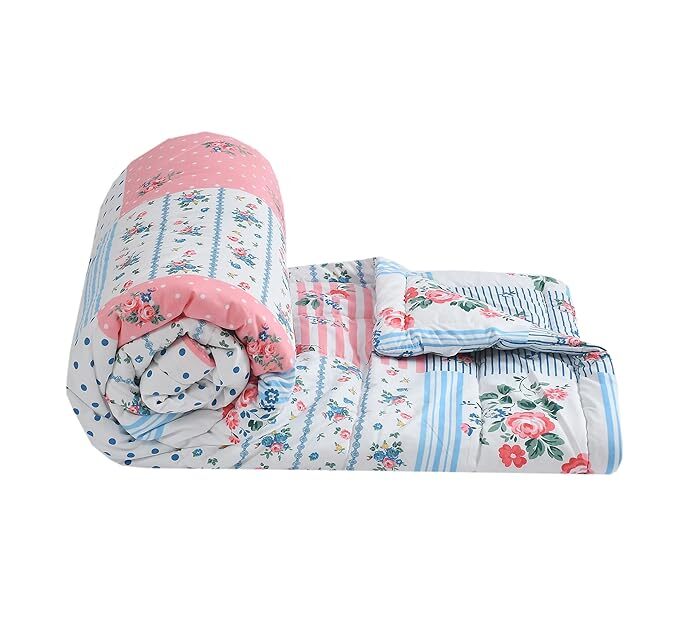 Double Bed Comforter - Cotton Blend, Printed Design With Vibrant Colors | Adds Richness To Your Bedroom Aesthetic And Enhances Sleep Quality