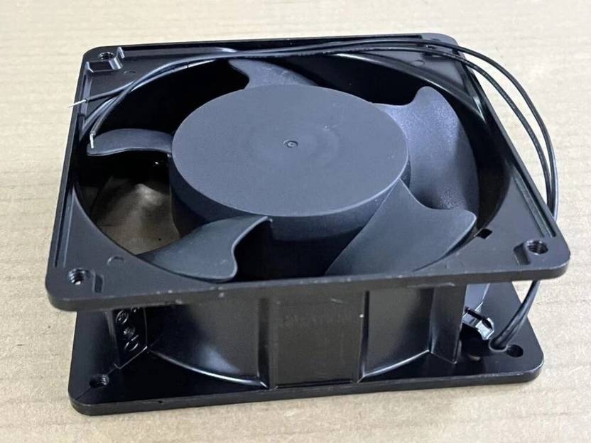Suntronix SJ1238HA2 Axial Fan 220/240V-0.13A DC Air Cooling Fan 12038mm 2Wire Cooler  (Black, Metal)