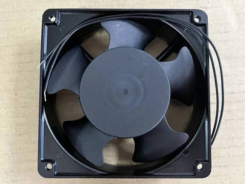 Suntronix SJ1238HA2 Axial Fan 220/240V-0.13A DC Air Cooling Fan 12038mm 2Wire Cooler  (Black, Metal)