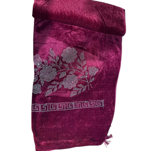 Winecolor Shawl - Color: Wine
