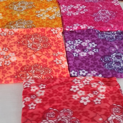 Flower Print Fabric Stole