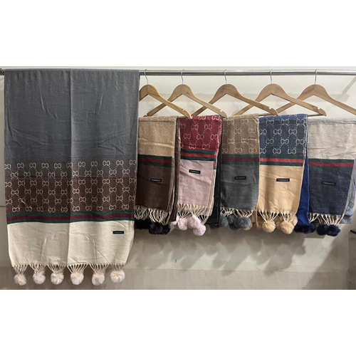 Ladies Fancy Stole - Color: Multicolor