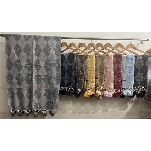 Ladies Designer Stole - Color: Multicolor