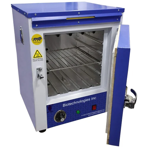 Hot Air Oven - Color: White And Blue