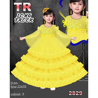 2829 22x32 Dark Yellow Baby Frock