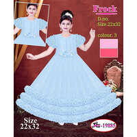 19885 22x32 Light Blue Baby Frock