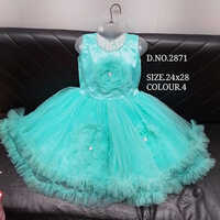 2871 24x28 Pastel Green Baby Frock