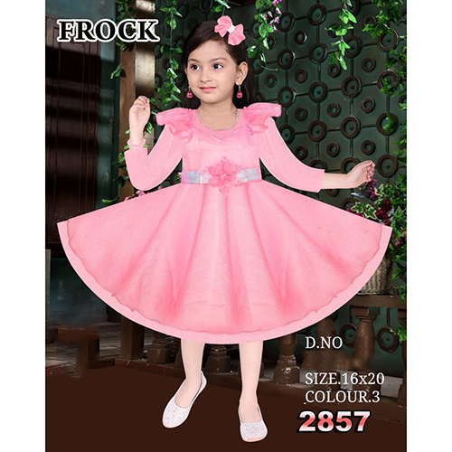 2857 16x20 Rani Velvet Baby Frock