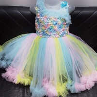 22x26 Ruffels Solid Fit Baby Frock