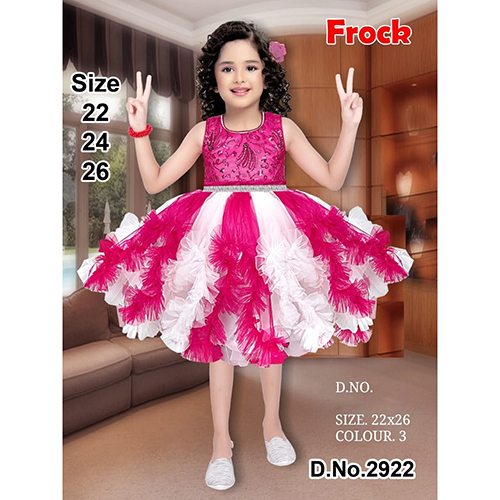 2922 22x26 Princess Stylish Baby Frock