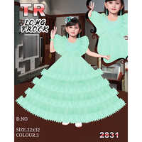 2831 22x32 Net Designer Long Frock