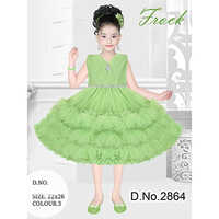 2864 22x26 Stylish Girls Frock
