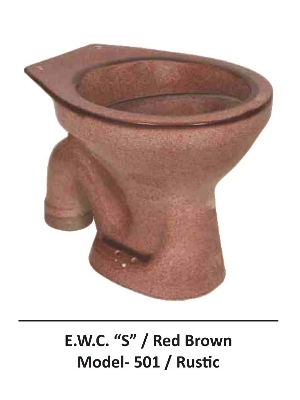 Rustic E.w.c Red brown
