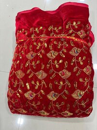 Velvet embroidery