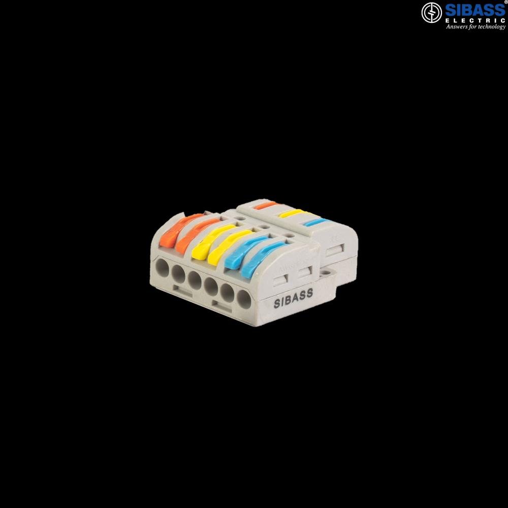 PCT WIRE CONNECTOR 3 IN 6 OUT SE-63