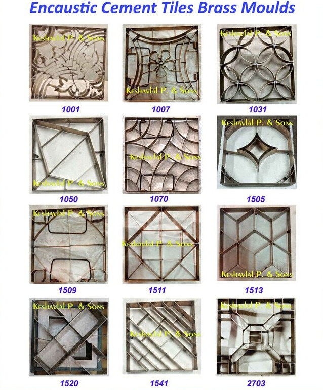 Encaustic Cement Tiles Mould - Automatic Grade: Manual