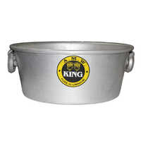 Pure Aluminium Tub - Color: Silver
