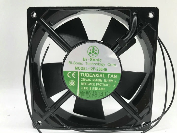 Bi-Sonic 12P-230HB 12025 230V 18/16W chassis fan