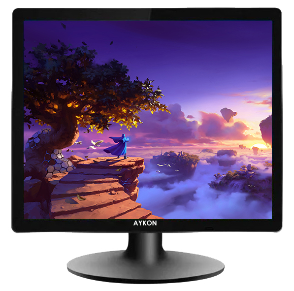 15.1 Inch Monitor - Color: Black