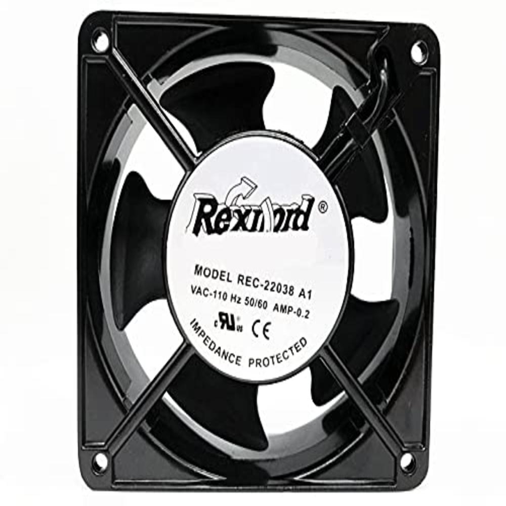 Rec-22038a1 Fan For Rexnord Rec-22038a1 110vac 50/60hz 0.2a 12038 Ac Fan - Color: Black