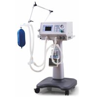 Emergency Ventilator - Compact Design, Mechanical Breathing Assistance With Adjustable Oxygen Delivery Percentage During Emergency & Transfer Use